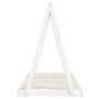 Estructura de cama para niños madera de pino blanco 90x200 cm