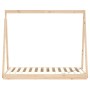 Estructura de cama para niños madera maciza de pino 70x140 cm