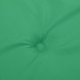 Cojín de banco de jardín tela Oxford verde 150x50x3 cm