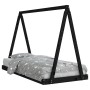 Estructura de cama para niños madera de pino negro 90x190 cm