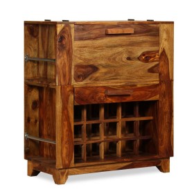 Mueble bar madera maciza de sheesham 85x40x95 cm