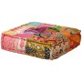 Puf modular de 2 plazas de tela patchwork
