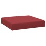 Cojines para palets 2 unidades tela Oxford rojo