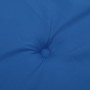 Cojín de banco de jardín tela Oxford azul 200x50x3 cm