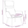 Sillón de relax de terciopelo rosa