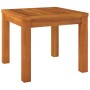 Taburetes de jardín con cojines 2 uds madera acacia 40x40x42 cm
