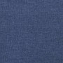 Cabeceros 2 unidades tela azul 72x5x78/88 cm