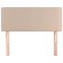 Cabecero de cuero sintético color capuchino 80x5x78/88 cm
