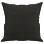 Cojines decorativos 2 uds tela negro 40x40 cm