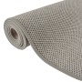 Alfombra de pasillo con aspecto de sisal plateada 80x300 cm