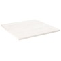 Tablero de mesa cuadrado madera maciza pino blanco 80x80x2,5 cm