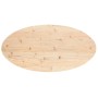 Tablero de mesa ovalado madera maciza de pino 100x50x2,5 cm