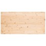 Tablero de mesa rectangular madera maciza de pino 100x60x2,5 cm