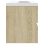 Mueble con lavabo madera de ingeniería roble Sonoma