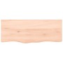Tablero de mesa madera maciza de roble sin tratar 100x40x2 cm