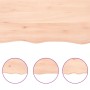 Tablero de mesa madera maciza roble sin tratar 100x40x(2-6) cm
