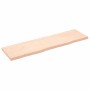 Tablero de mesa madera maciza roble sin tratar 180x50x(2-6) cm