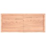 Tablero mesa madera roble tratada marrón claro 120x50x(2-6) cm