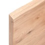 Tablero mesa madera roble tratada marrón claro 80x50x(2-4) cm