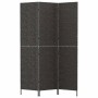 Biombo de 3 paneles jacinto de agua negro 122x180 cm
