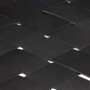 Banco de cuero auténtico negro y madera de mango maciza 150 cm