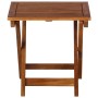 Tumbonas con mesa y cojines 2 uds madera maciza de acacia