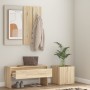 Juego de muebles de recibidor madera contrachapada roble Sonoma