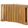 Tumbona de madera maciza de acacia marrón