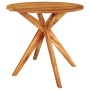 Mesa de jardín madera maciza de acacia 85x85x75 cm