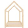 Estructura de cama infantil de madera maciza de pino 70x140 cm