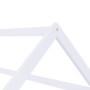 Estructura de cama infantil madera maciza pino blanco 80x160 cm