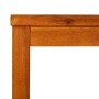 Mesa de centro de madera maciza de acacia 60x60x45 cm