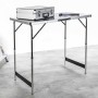 HI Mesa plegable de aluminio 100x60x94 cm