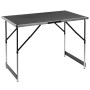 HI Mesa plegable de aluminio 100x60x94 cm