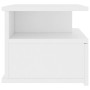 Mesita de noche flotantes 2 uds madera contrachapada 40x31x27cm