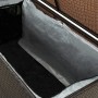 Caja de almacenaje jardín ratán sintético marrón 100x50x50 cm