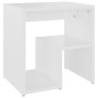 Mesita de noche blanco madera contrachapada 40x30x40 cm