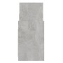Armario auxiliar madera contrachapada gris hormigón 60x26x60 cm
