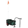 Carrito de pesca con bolsa de acero negro