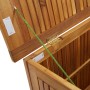 Caja de almacenaje de jardín madera maciza acacia 90x50x58 cm