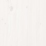 Mesa auxiliar 2 uds madera maciza de pino blanco 50x50x49 cm