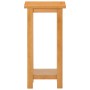 Mesa auxiliar de madera maciza de roble 27x24x55 cm