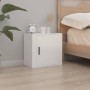 Mesitas de noche de pared 2 uds blanco 50x30x47 cm