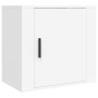 Mesitas de noche de pared 2 uds blanco 50x30x47 cm