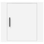 Mesitas de noche de pared 2 uds blanco 50x30x47 cm