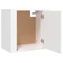 Mesitas de noche de pared 2 uds blanco 50x30x47 cm