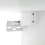 Mesitas de noche de pared 2 uds blanco 50x30x47 cm