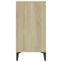 Aparador madera contrachapada color roble Sonoma 104x35x70 cm