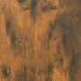 Espejo de baño madera contrachapada roble ahumado 40x10,5x37 cm