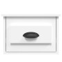 Mesitas de noche de pared 2 uds blanco 41,5x36x28 cm